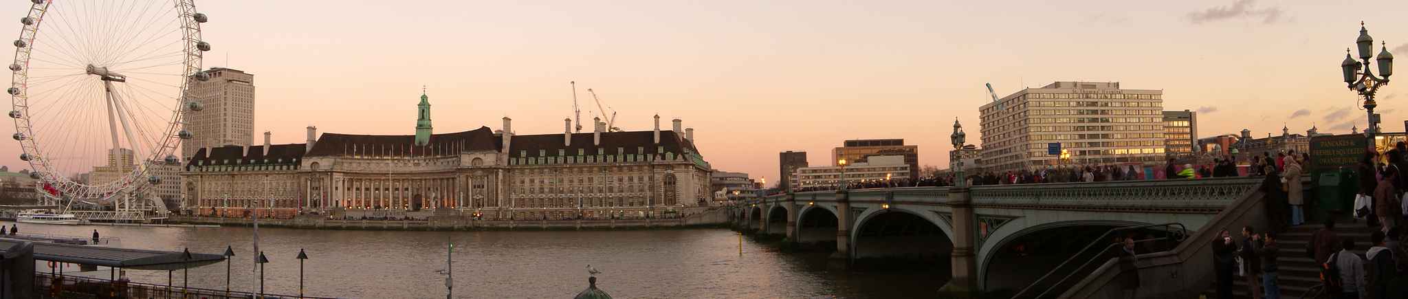 Westminster Bridge panorama